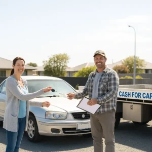 Cash For Car NZ with a happy customer